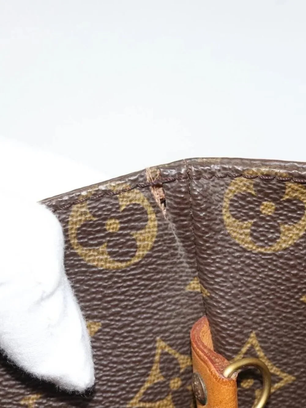 LOUIS VUITTON Monogram Sac Shopping Tote Bag M51108 LV Auth 187015
